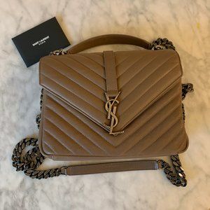 YSL Collége monogramme leather handbag